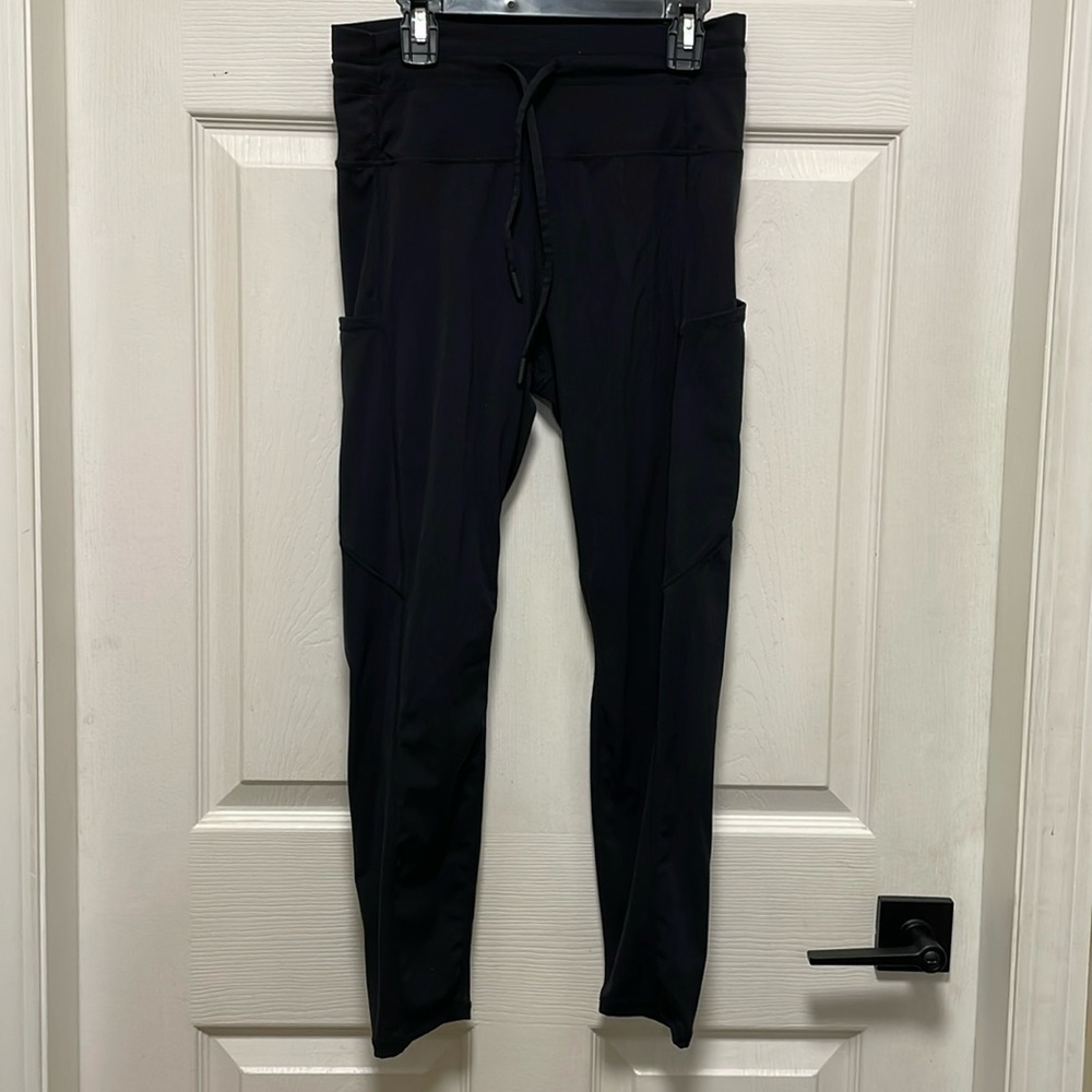 ZYIA | Active | Black | HighWaisted | Sage Melody| Drawstring | Leggings |Size 4